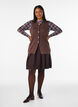 &Auml;rmellose Strickweste mit Zierkn&ouml;pfen, Braun, Model image number 1