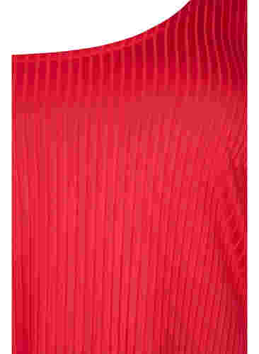 One -Shoulder Bluse, Tango Red, Packshot image number 2