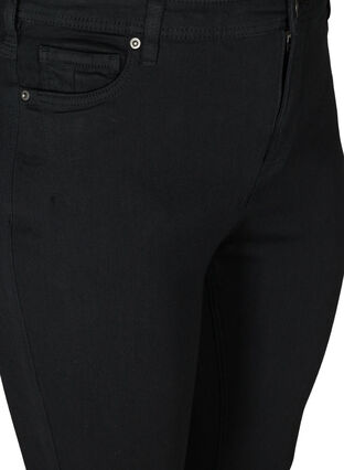 Hochtaillierte Ellen Jeans mit Bootcut, Black, Packshot image number 2