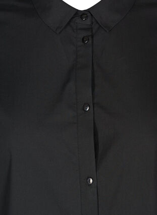 Blusenkleid aus Baumwolle, Black, Packshot image number 2