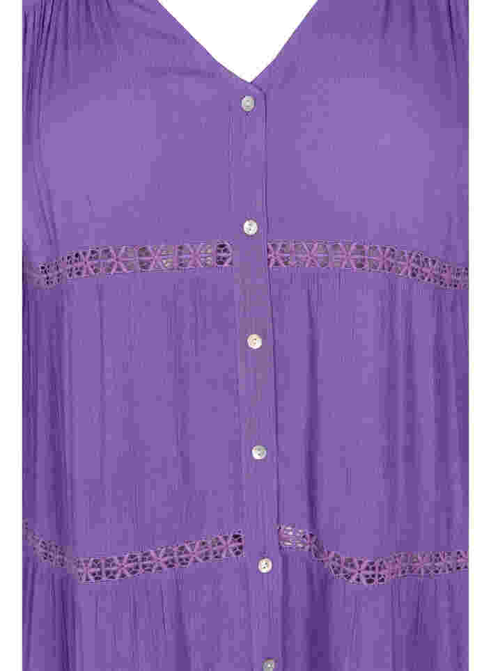 Strandkleid aus Baumwolle, Royal Lilac, Packshot image number 2
