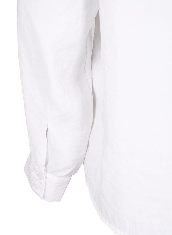 Bluse aus TENCEL&trade; Modal, Bright White, Packshot image number 4