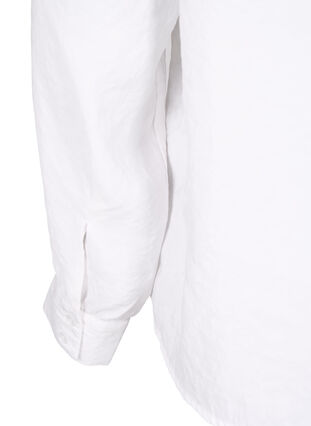 Bluse aus TENCEL™ Modal, Bright White, Packshot image number 4