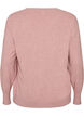 Strickbluse mit Rundhalsausschnitt, Rot, Packshot image number 1
