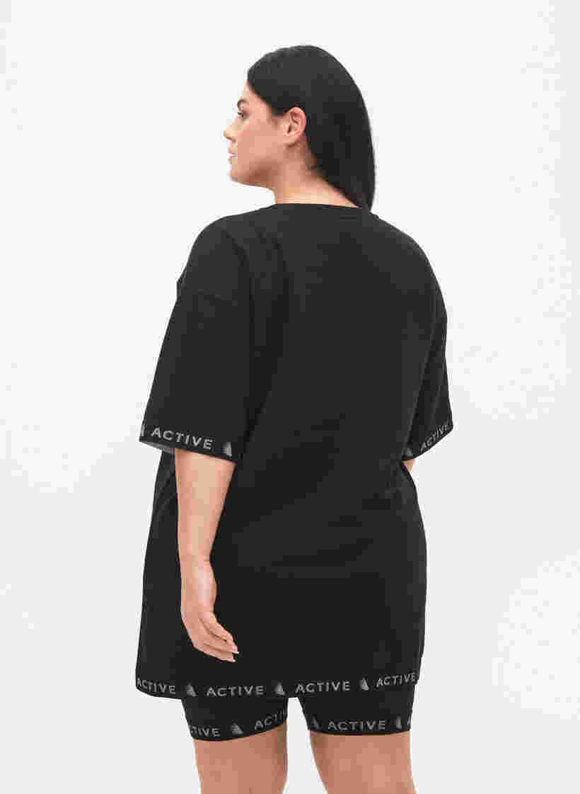 Pulloverkleid mit 1/2 Ärmeln, Black, Model image number 1