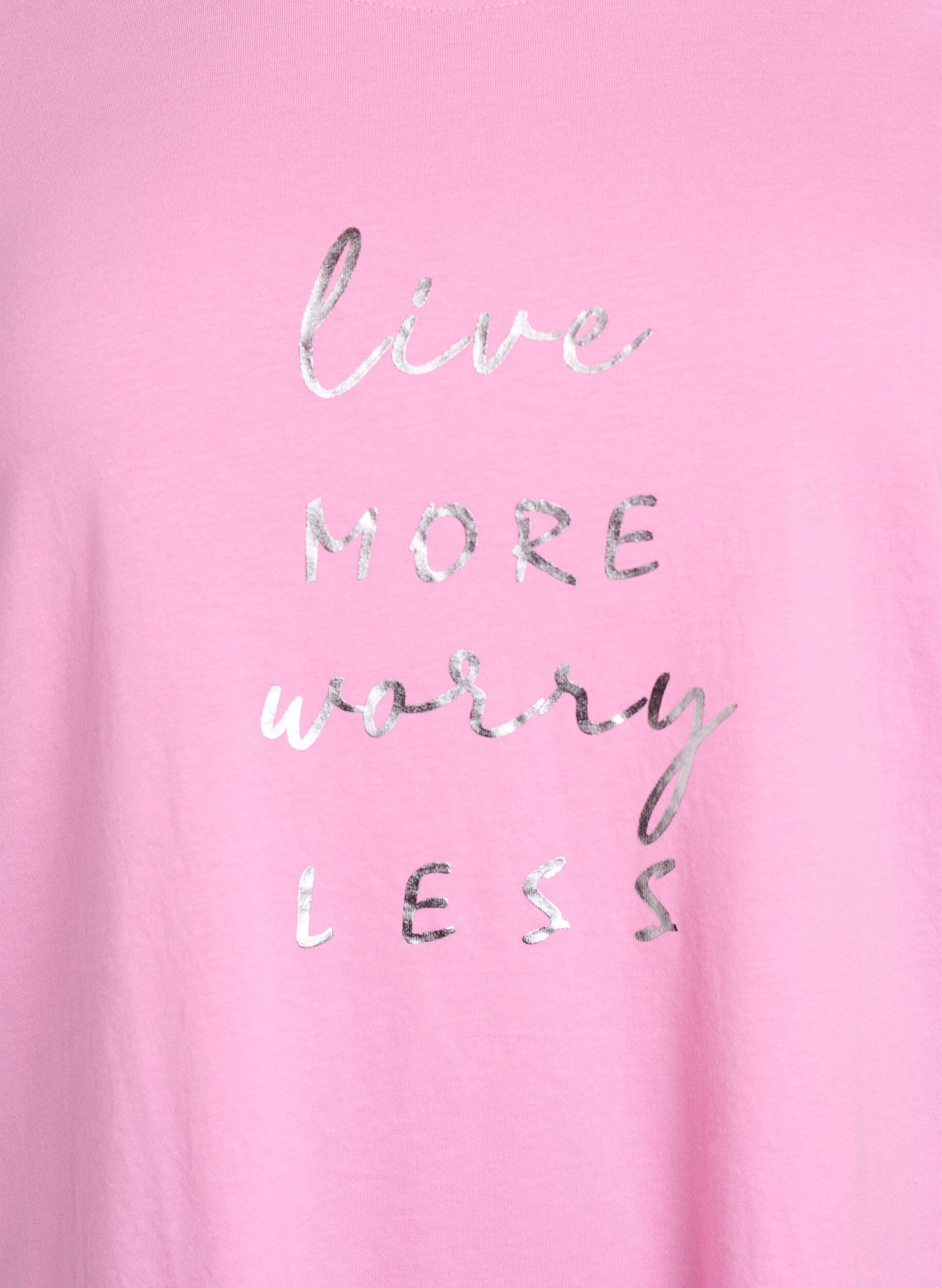 ZizziFLASH - T-Shirt mit Print, Pink, Packshot image number 2