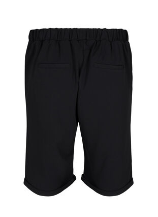 Shorts mit elastischem Bündchen und Taschen, Black, Packshot image number 1