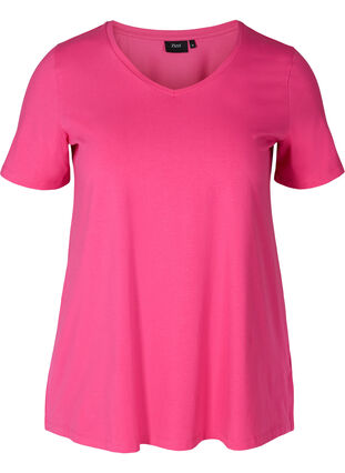 Basic T-Shirt, Fuchsia Purple, Packshot image number 0