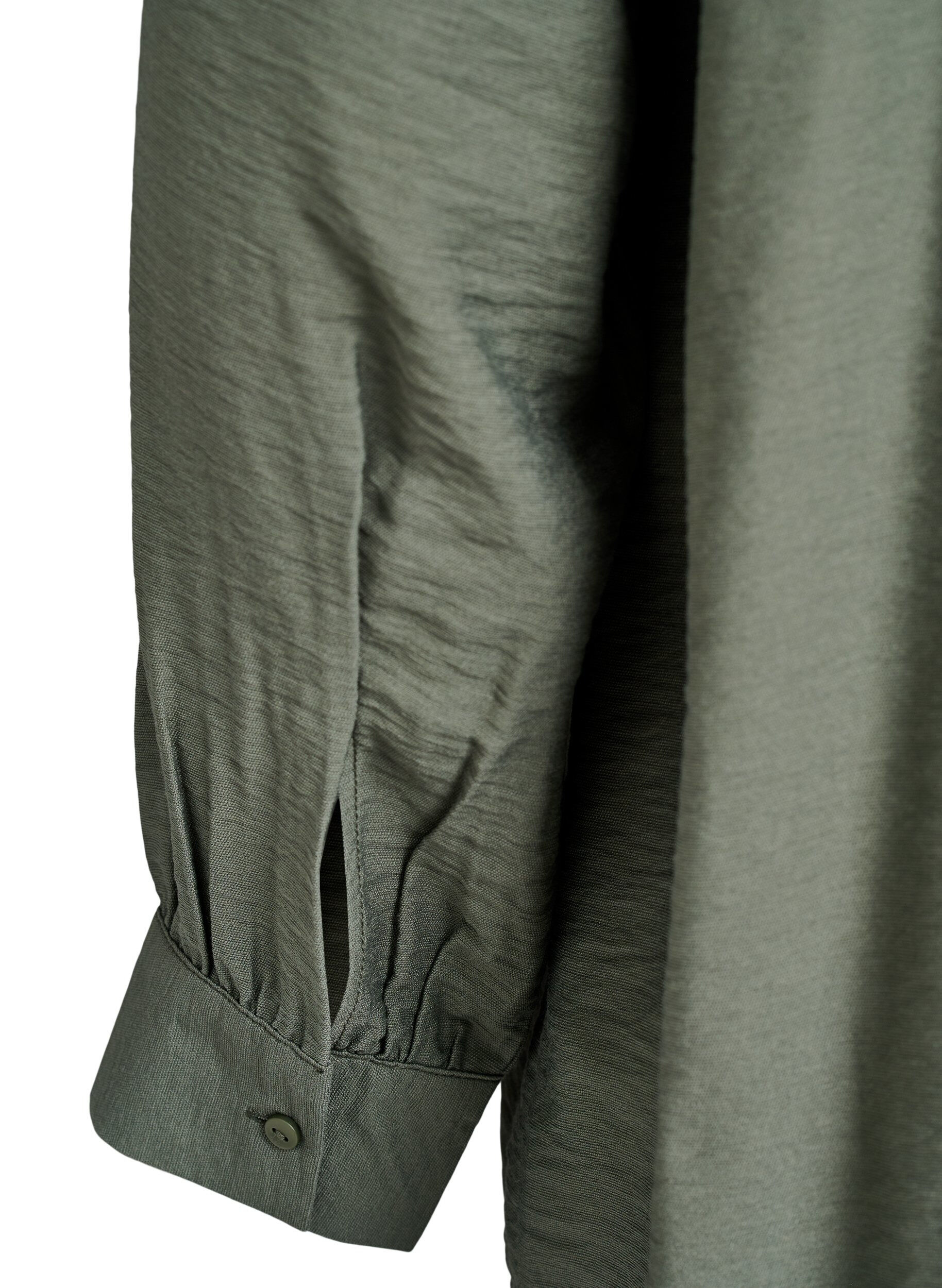 ZizziBluse aus Viskose mit A-Linie, Gr&uuml;n, Packshot image number 3