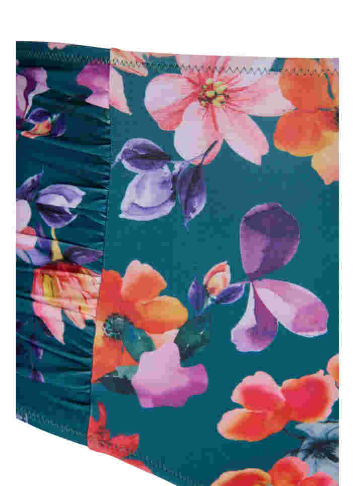 Bikini-Unterteil mit Blumenmuster und hoher Taille, Meave Print, Packshot image number 2
