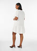 Kurz&auml;rmliges Kleid aus Baumwolle mit A-Linien-Schnitt, Vanille, Model image number 2