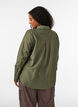 Bluse aus Viskose mit goldenen Kn&ouml;pfen, Gr&uuml;n, Model image number 2