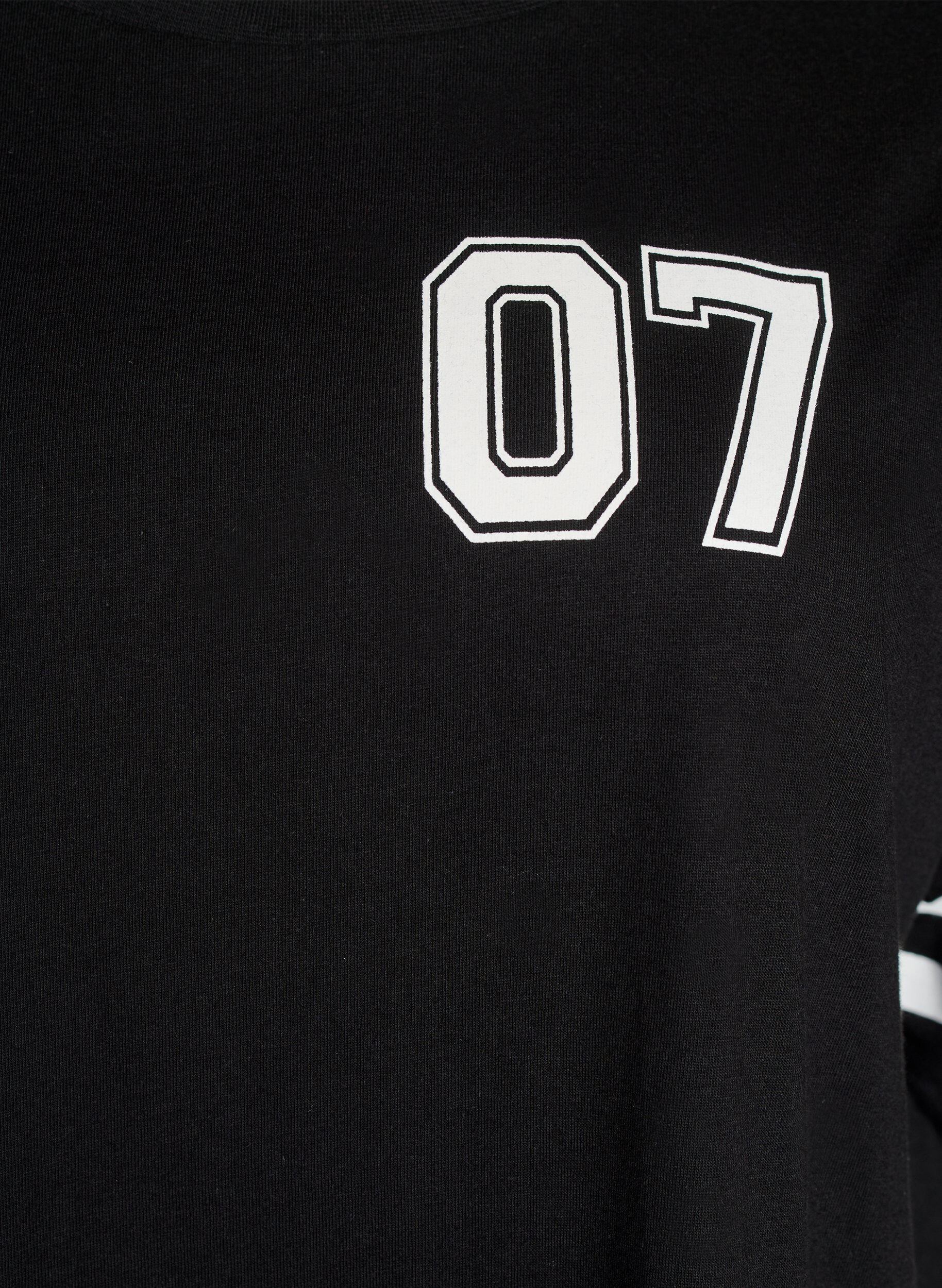 ZizziSportliches T-Shirtkleid aus Baumwolle, Schwarz, Packshot image number 2