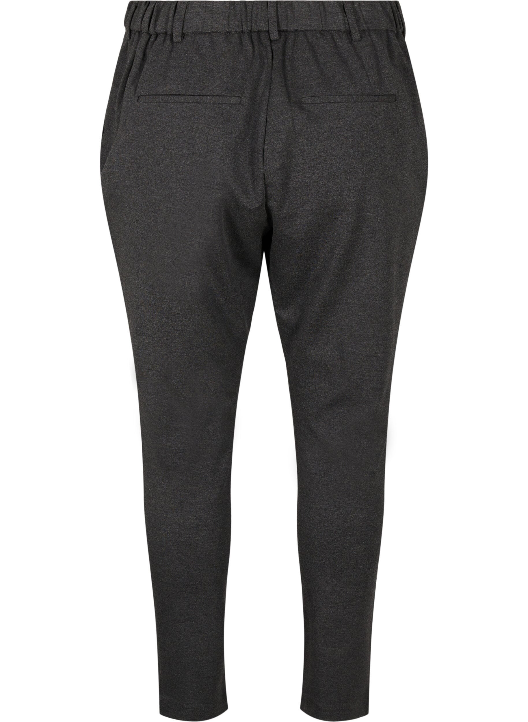 ZizziCropped Maddison-Hose, Grau, Packshot image number 1