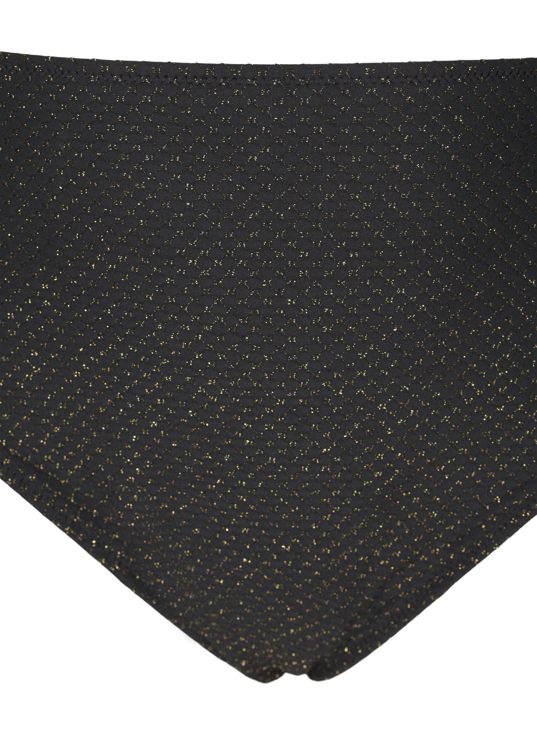 ZizziBikinihose mit Glitzer und Tai-Schnitt, Schwarz, Packshot image number 2