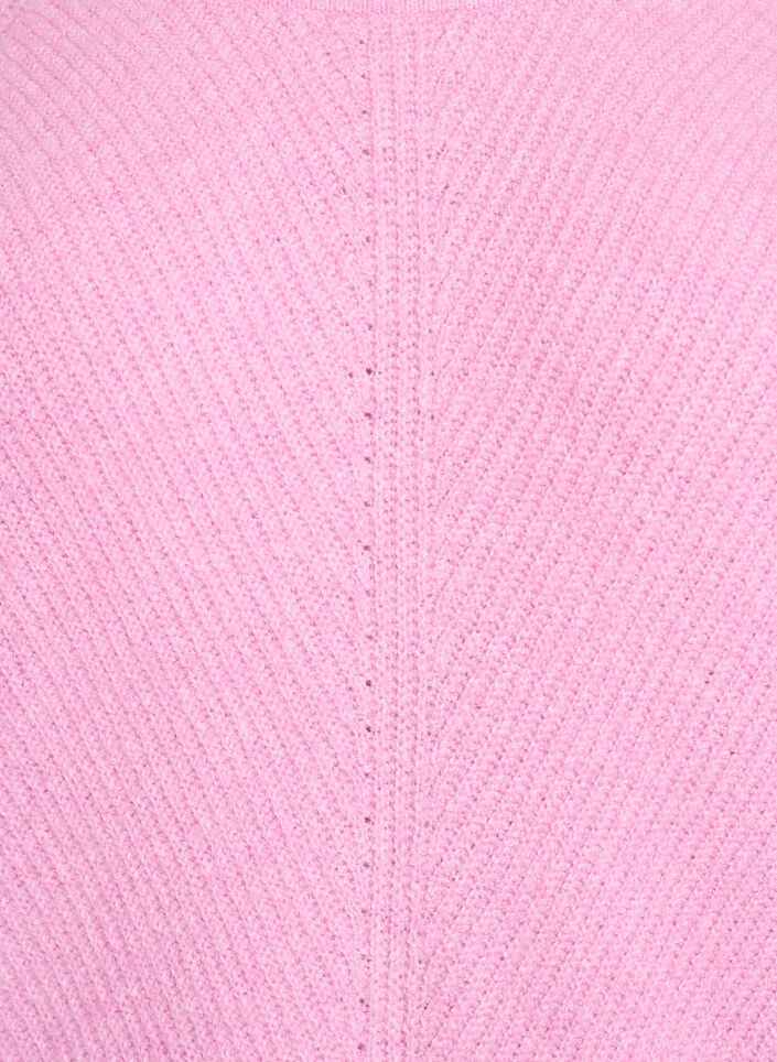 Strickpullover mit Diagonalmuster und Raglan&auml;rmeln, Pink, Packshot image number 2