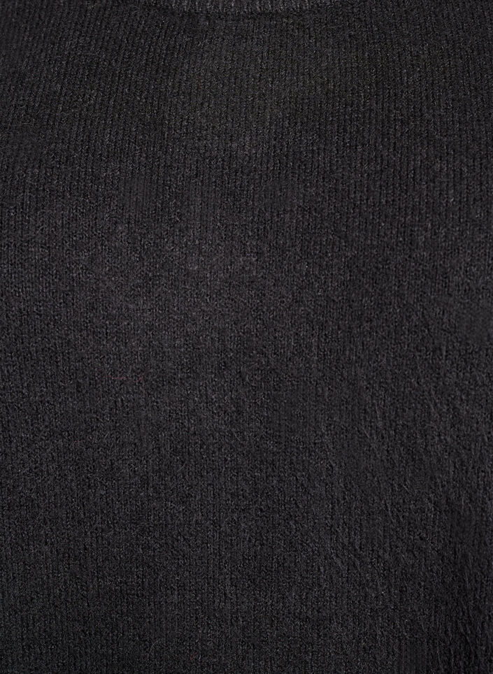 Kurzes &auml;rmelloses Strickkleid, Schwarz, Packshot image number 2