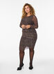 Kurzes Kleid aus Mesh mit Leopardenmuster, Braun, Model image number 1