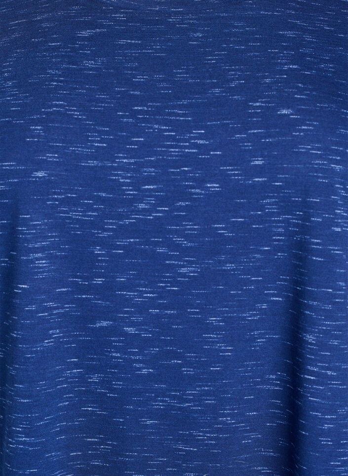 Lockeres Trainingstop mit kurzen &Auml;rmeln, Blau, Packshot image number 2