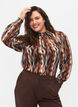 Bedruckte Bluse mit Smock, Earthy Zig Zag, Model image number 0