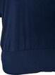 Bluse aus Jersey mit ellbogenlangen Ballon&auml;rmeln, Blau, Packshot image number 3