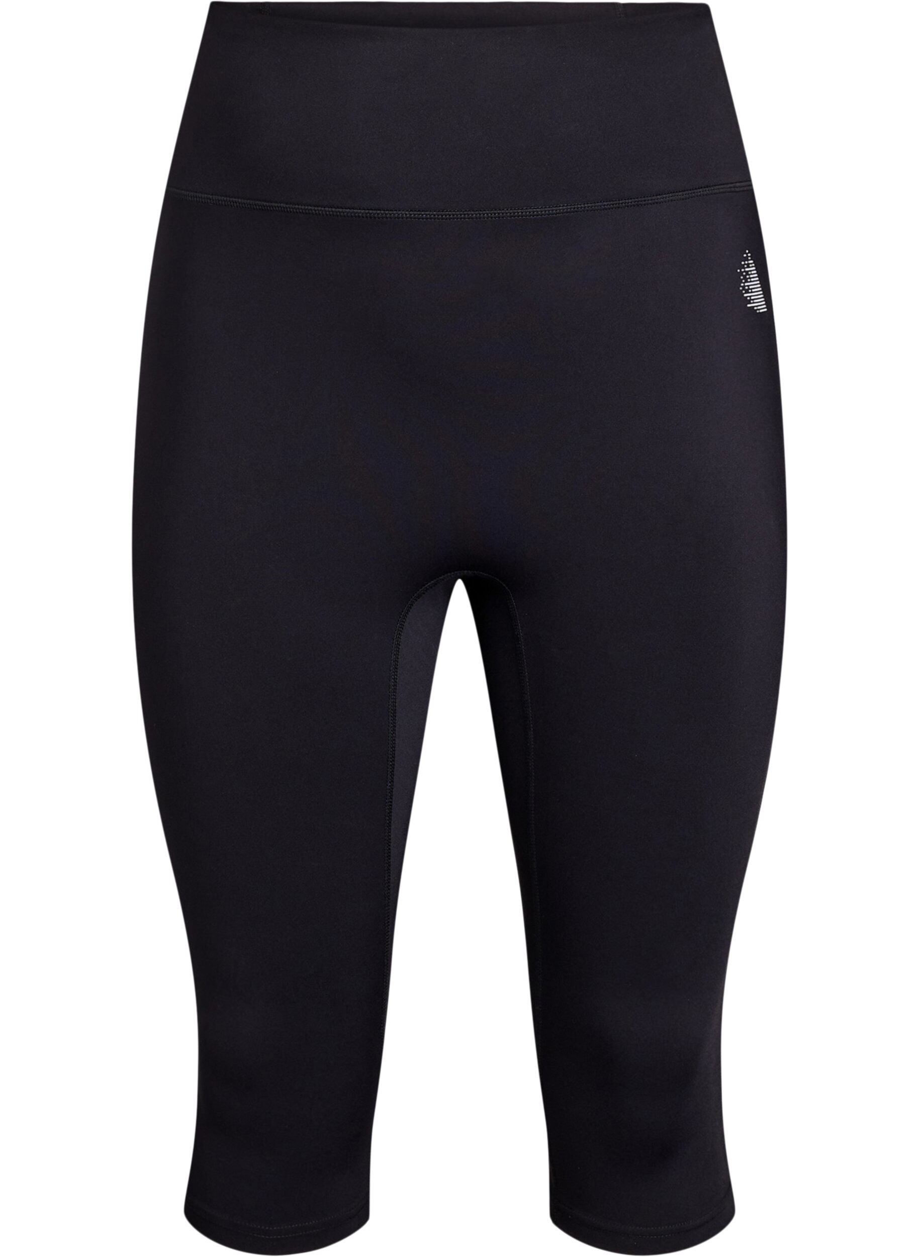 ZizziCORE, Squat-proof 3/4 Trainingsleggings mit Tasche, Schwarz, Packshot image number 0