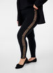 Leggings aus Viskose mit Leopardenstreifen, Black W. Leo, Model image number 0