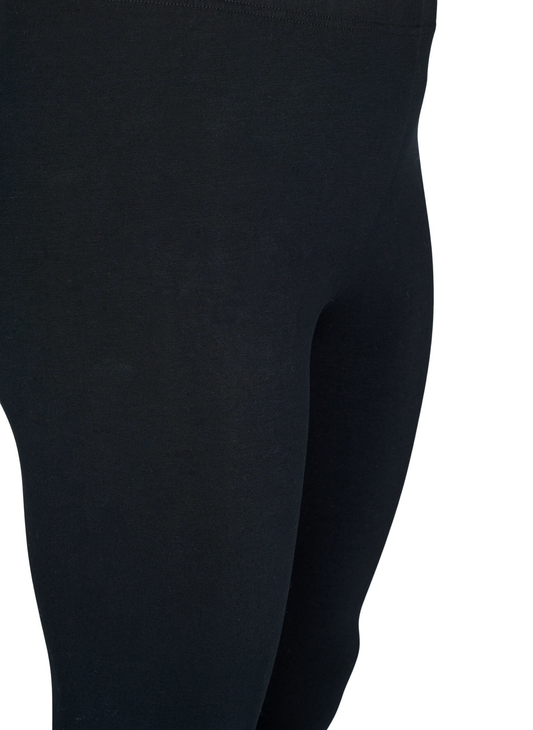 ZizziBasic Leggings aus Viskose, Schwarz, Packshot image number 2