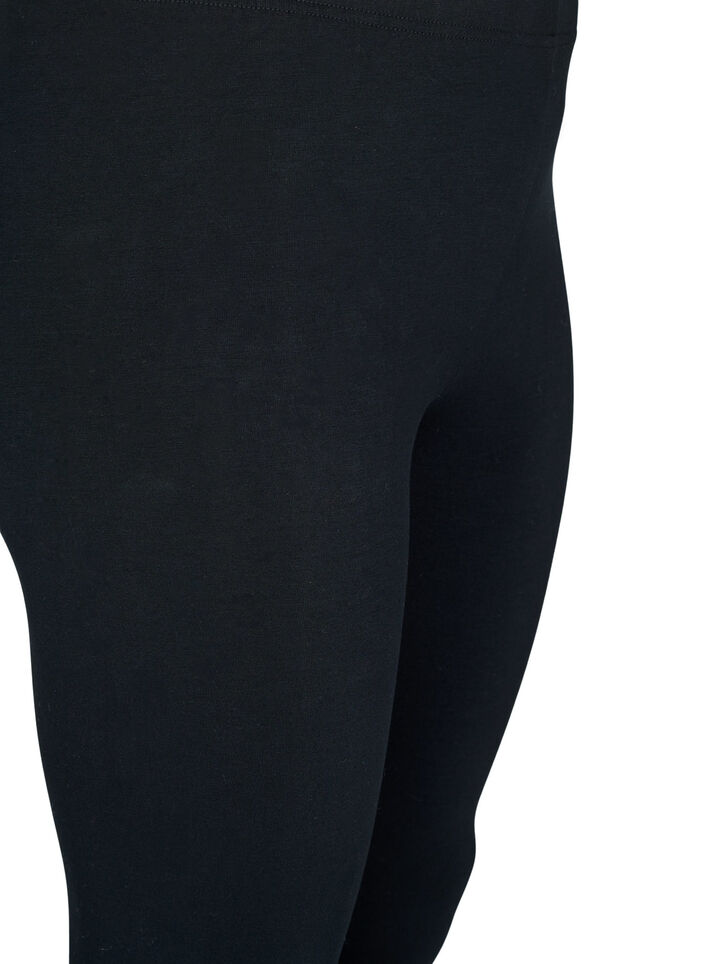 Basic Leggings aus Viskose, Schwarz, Packshot image number 2