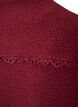 Teddyjacke mit Details aus Lochstickerei und hohem Kragen, Rot, Packshot image number 4