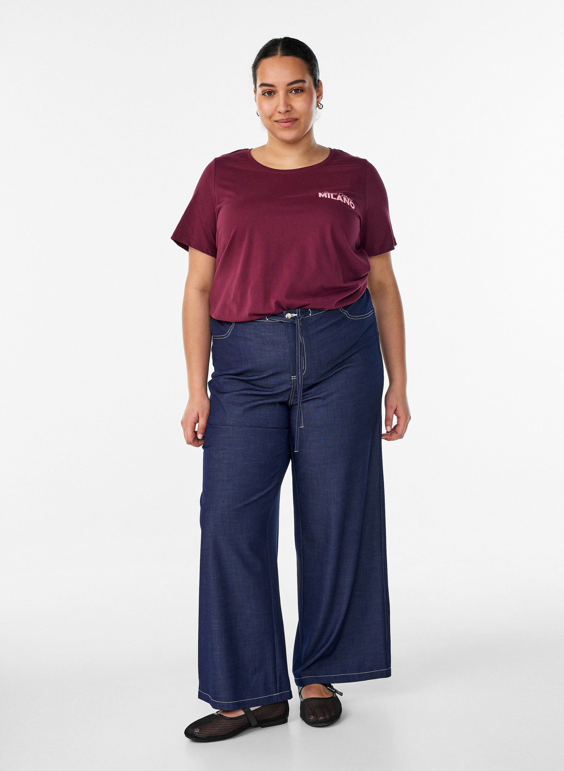 ZizziT-Shirt mit Print, Rot, Model image number 1