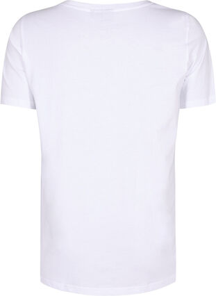 Baumwoll-T-Shirt mit Motiv, B. White w. Sulphur, Packshot image number 1