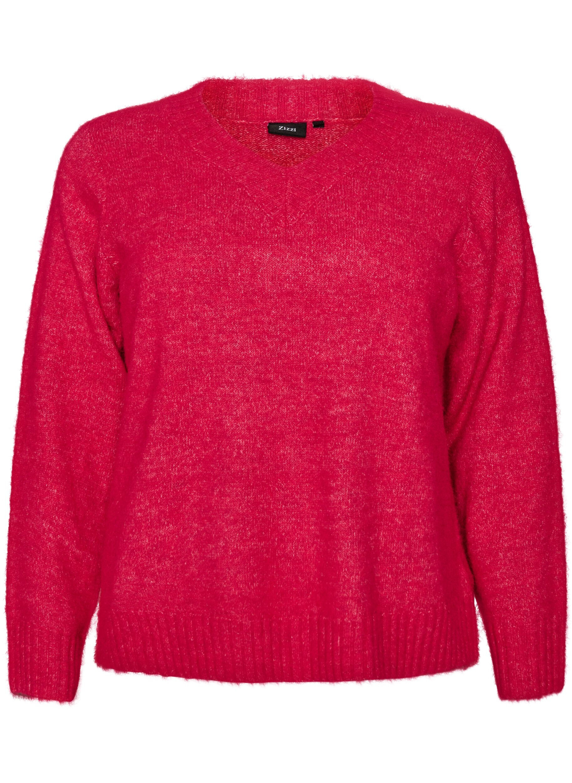 Pullover mit V-Ausschnitt
