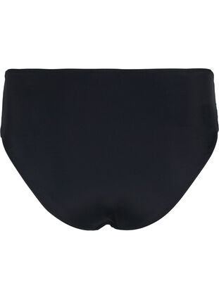 Hochtaillierter Bikinislip mit hohem Beinausschnitt, Black, Packshot image number 1