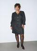 Boucl&eacute;-Jacke mit Pailletten und Zierkn&ouml;pfen, Schwarz, Model image number 1