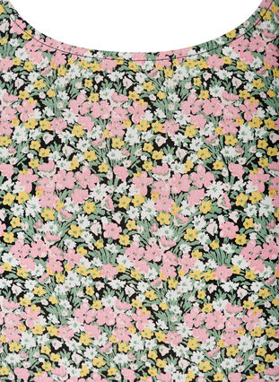 Geblümte Bluse mit Smock, Pink Flowers AOP, Packshot image number 2