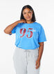 Sportliches T-Shirt aus Bio-Baumwolle, Blau, Model image number 0