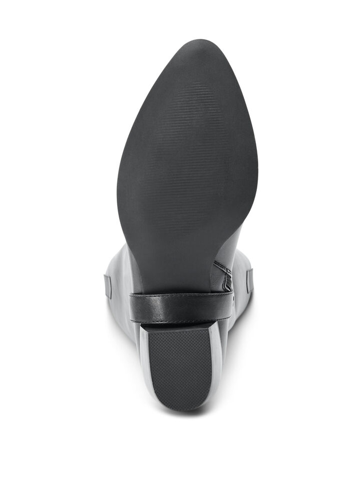Langschaftstiefel mit abnehmbarem Schaft, Schwarz, Packshot image number 5
