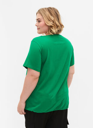 Kurzärmeliges T-Shirt aus Baumwolle, Jolly Green, Model image number 1