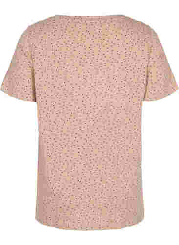 Gepunktetes T-Shirt aus Baumwolle, Neutral w. Dots, Packshot image number 1