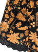 Gebl&uuml;mte Bluse aus Baumwolle mit Bindeband, Orange, Packshot image number 4
