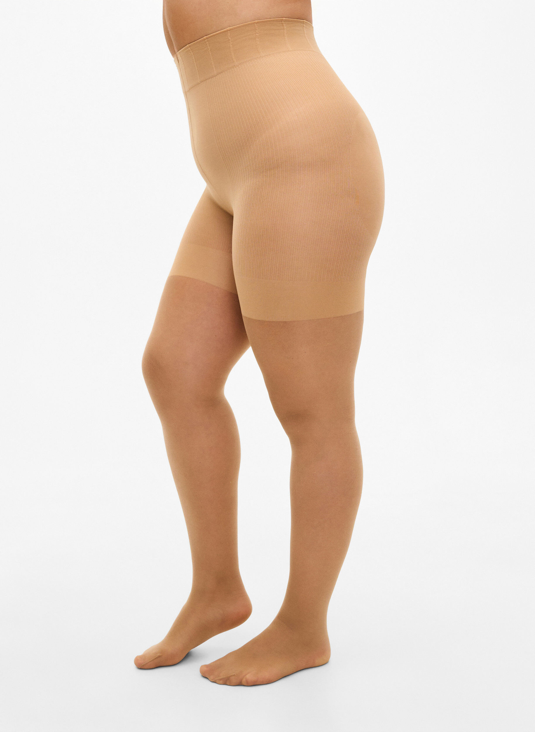 Strumpfhose 40 DEN mit Push-up Effekt, Beige, Model