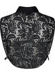 Lockerer Hemdkragen aus Spitze, Black, Packshot image number 1