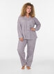 Baumwoll-Pyjamahemd mit Brusttasche, Rot, Model image number 1