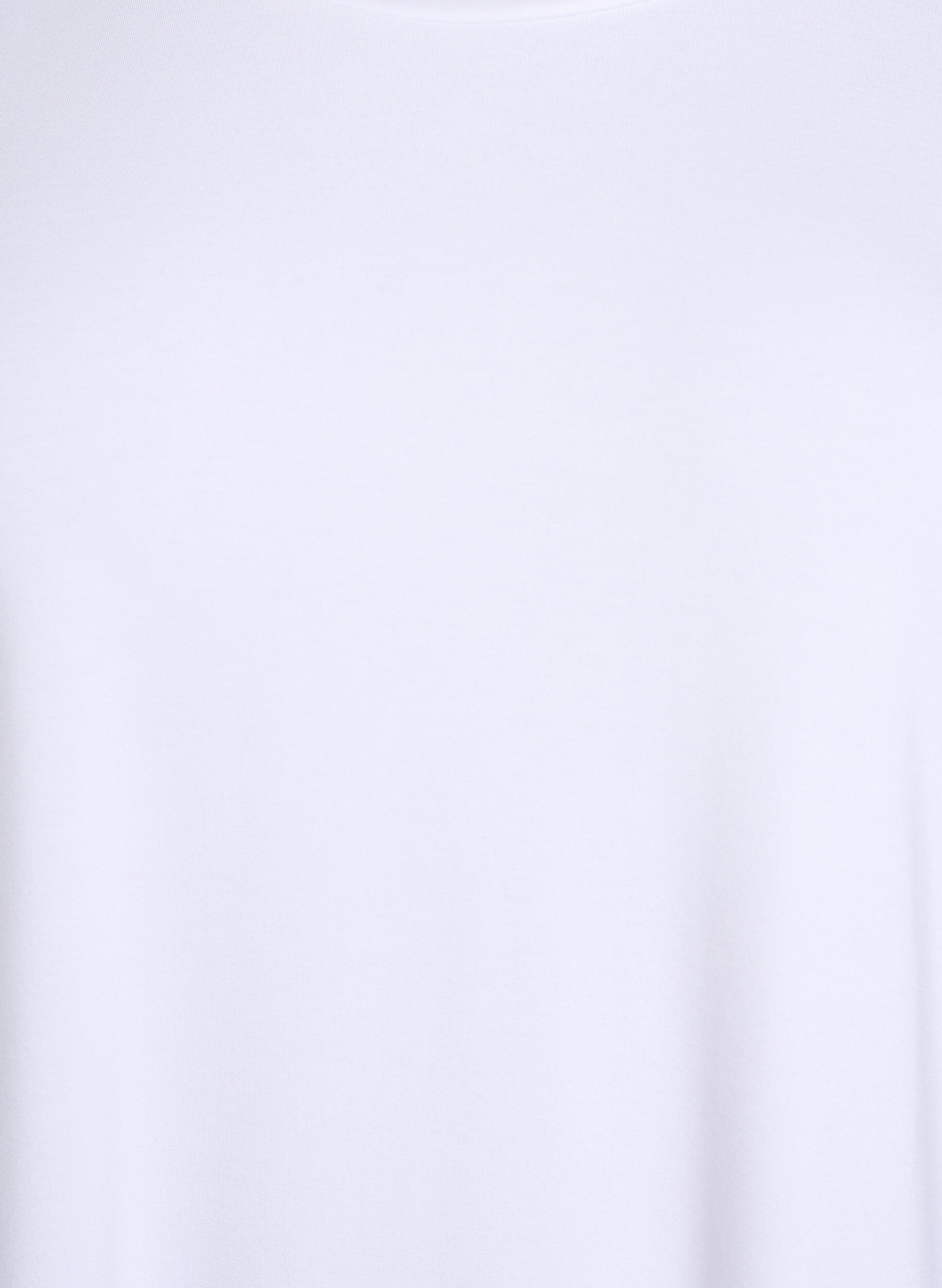 ZizziLockeres T-Shirt mit Rundhalsausschnitt, Wei&szlig;, Packshot image number 2