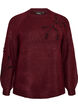 Pullover mit Perlenstickerei, Rot, Packshot image number 0
