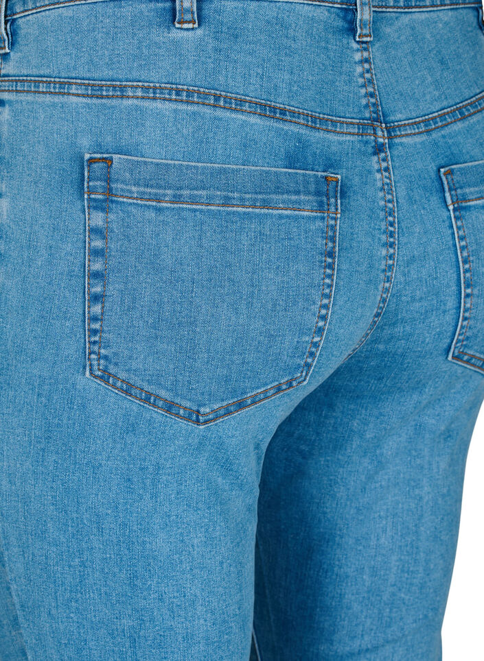 Amy Jeans mit hoher Taille und extra schlanker Passform, Blau, Packshot image number 3