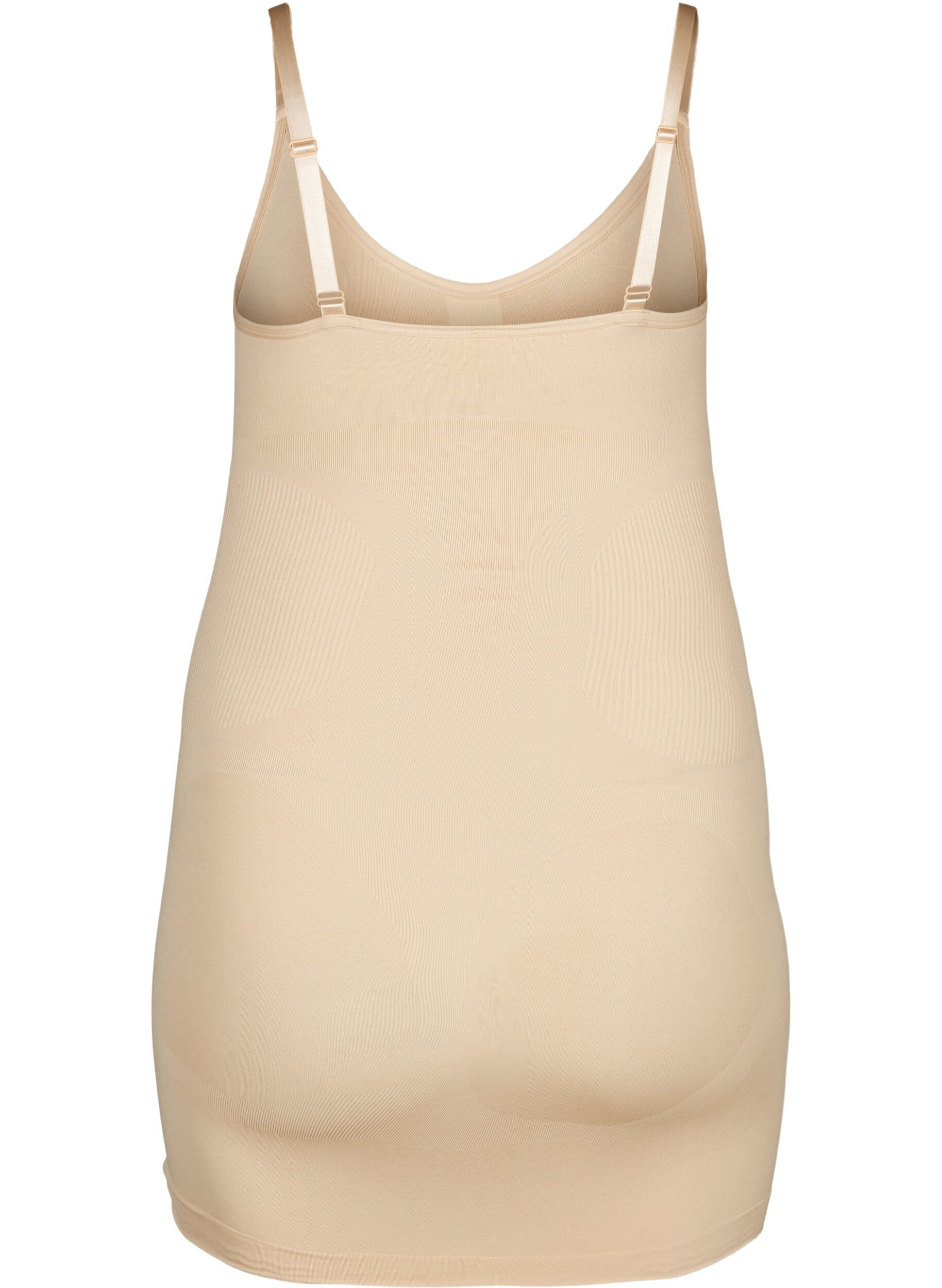 ZizziShapewear Kleid mit breiten Tr&auml;gern., Beige, Packshot image number 1