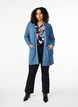 Strickjacke mit Rippenstrick und Taschen, Blau, Model image number 1