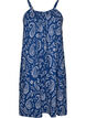 Midi-Tr&auml;gerkleid aus Bio-Baumwolle, Blau, Packshot image number 0